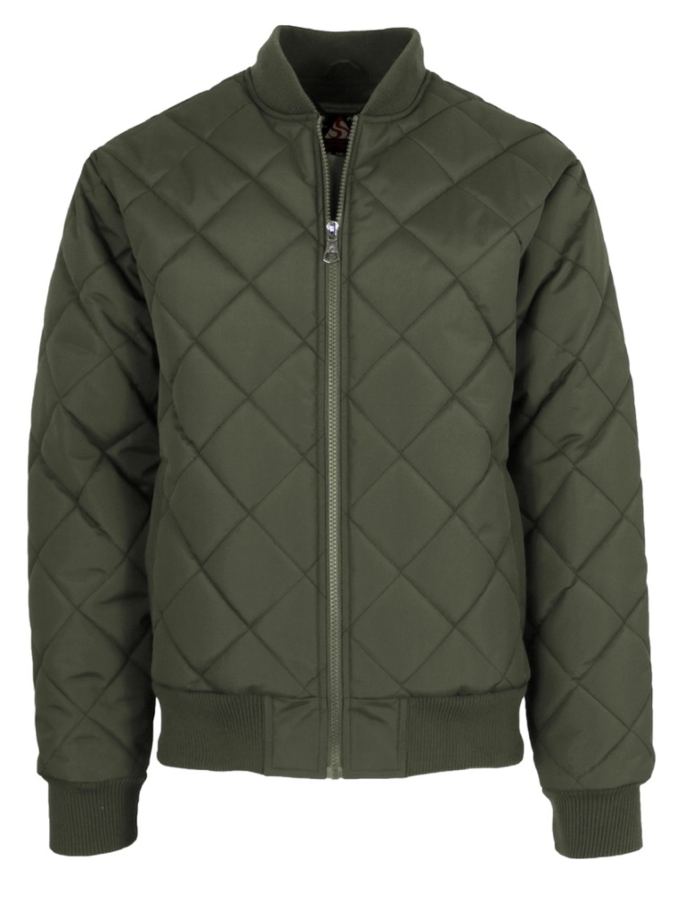 Men’s Olive Quilted Jacket
